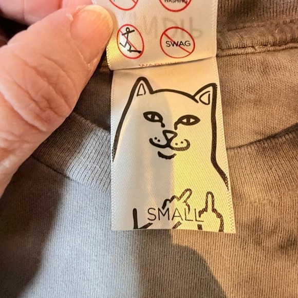 RIPNDIP Power Nerm Long Sleeve Tie Dye Shirt Graphic Print Size Small - Picture 5 of 6